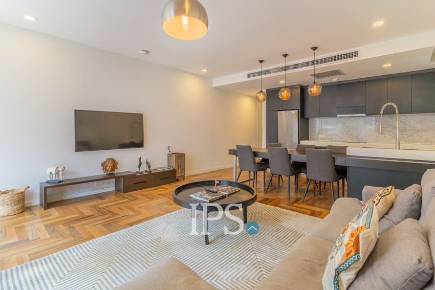 2nd Floor 2 Bedroom Condo For Sale - Habitat, Tonle Bassac, Phnom Penh