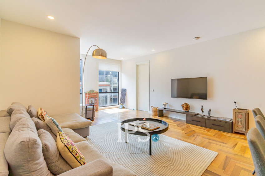 2nd Floor 2 Bedroom Condo For Sale - Habitat, Tonle Bassac, Phnom Penh