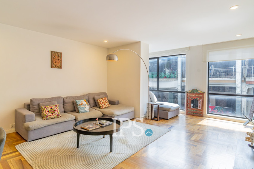 2nd Floor 2 Bedroom Condo For Sale - Habitat, Tonle Bassac, Phnom Penh