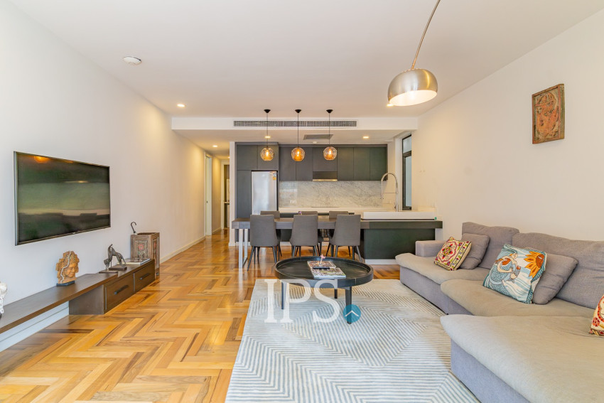 2nd Floor 2 Bedroom Condo For Sale - Habitat, Tonle Bassac, Phnom Penh