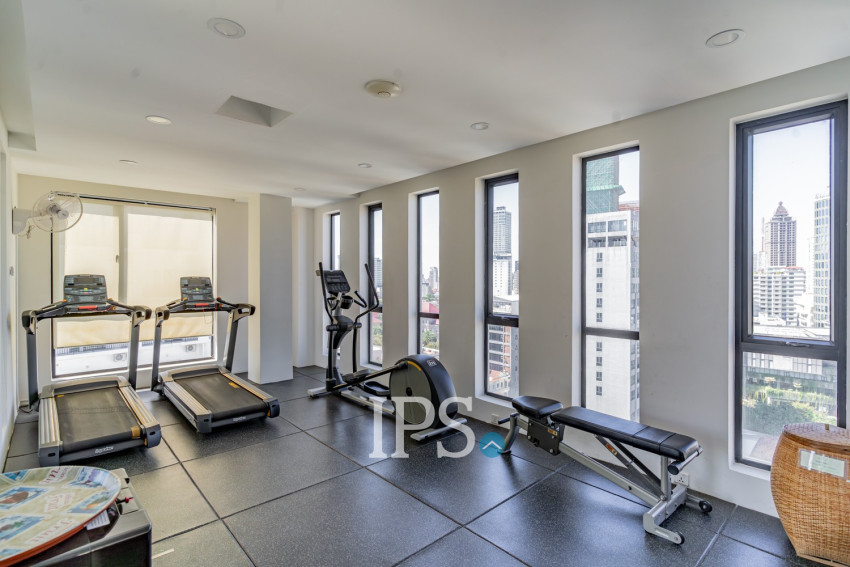 2nd Floor 2 Bedroom Condo For Sale - Habitat, Tonle Bassac, Phnom Penh