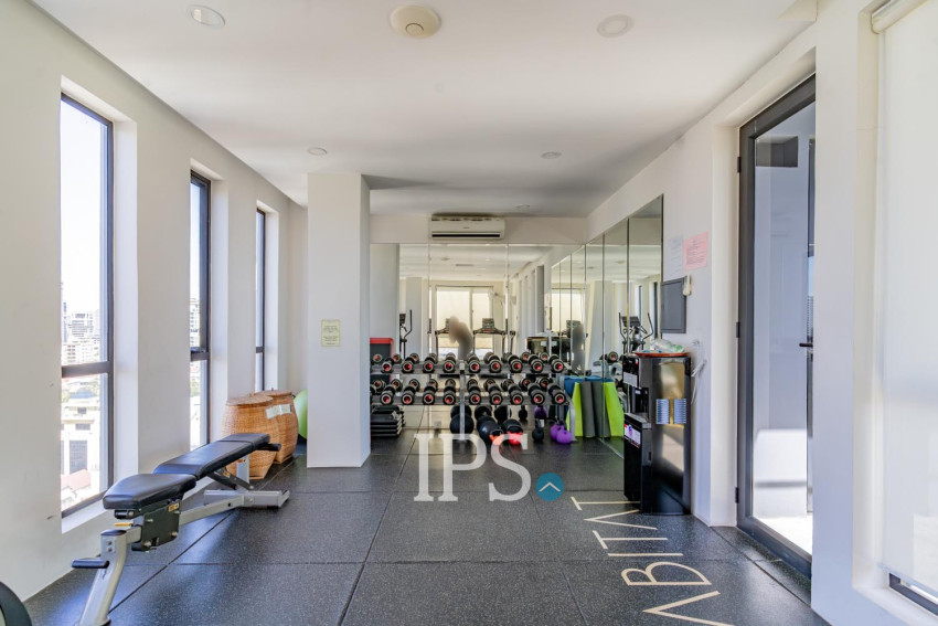 2nd Floor 2 Bedroom Condo For Sale - Habitat, Tonle Bassac, Phnom Penh