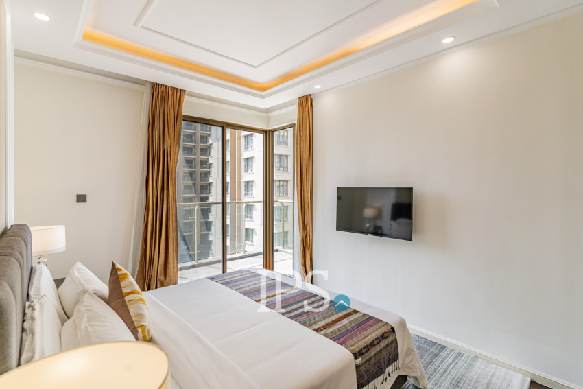 3 Bedroom Serviced Apartment For Rent - One Park, Srah Chork, Phnom Penh