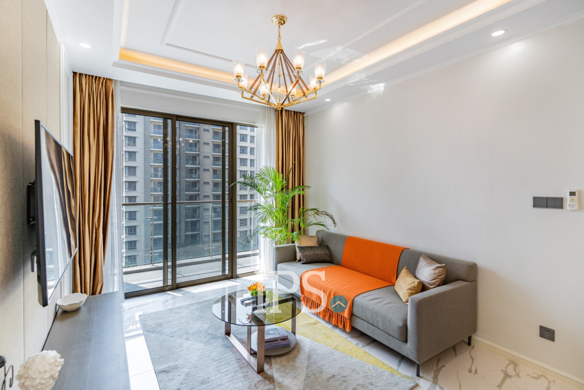 3 Bedroom Serviced Apartment For Rent - One Park, Srah Chork, Phnom Penh