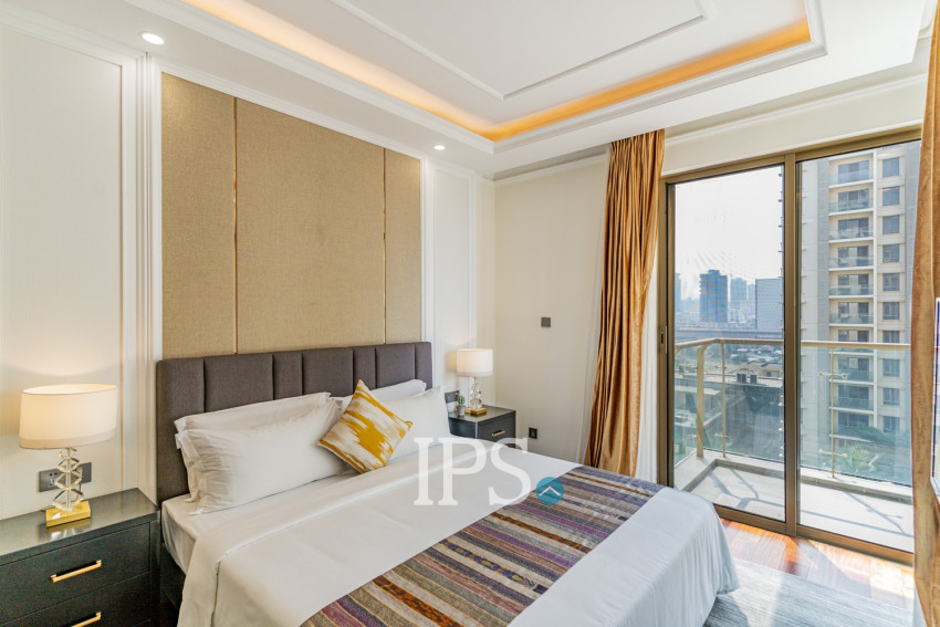 3 Bedroom Serviced Apartment For Rent - One Park, Srah Chork, Phnom Penh