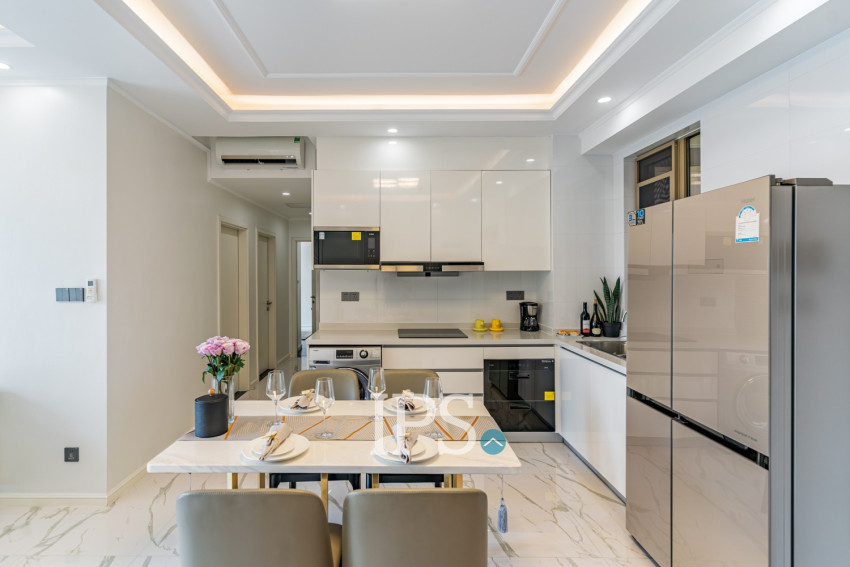 3 Bedroom Serviced Apartment For Rent - One Park, Srah Chork, Phnom Penh