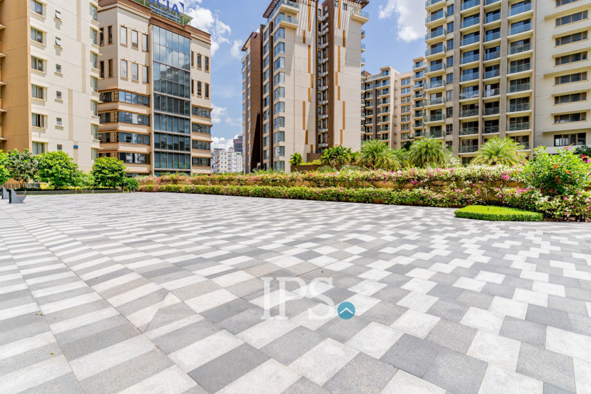 3 Bedroom Serviced Apartment For Rent - One Park, Srah Chork, Phnom Penh