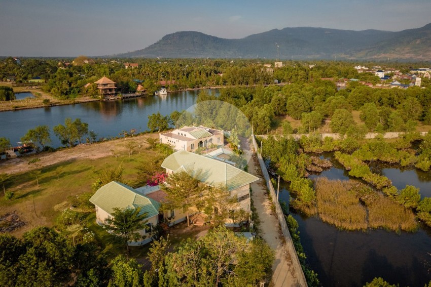 5,106 Sqm River Front Property For Sale - Kampot Province