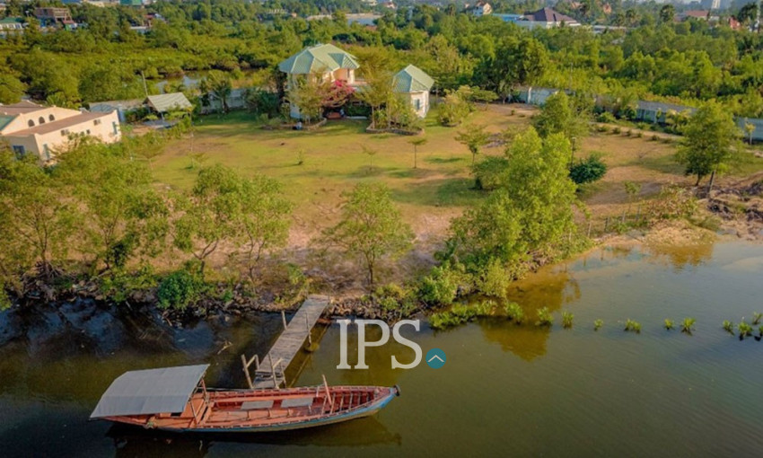 3163 Sqm River Front Property for Sale - Kampot Province