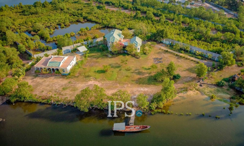 3163 Sqm River Front Property for Sale - Kampot Province