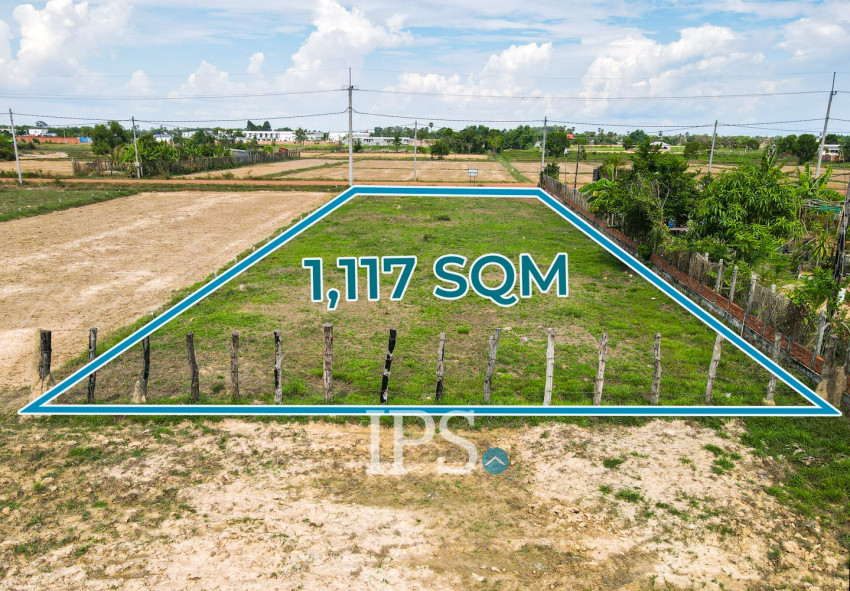 1,117 Sqm Land For Sale - Svay Prey, Siem Reap