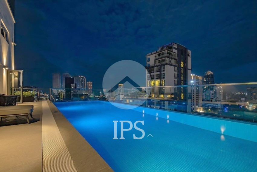 2 Bedroom Serviced Apartment For Rent - BKK1, Phnom Penh