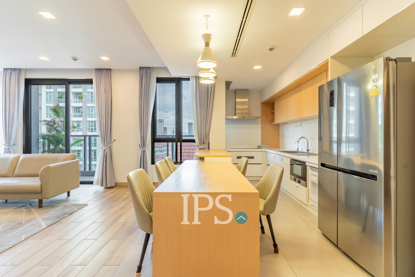3 Bedroom Serviced Apartment For Rent - BKK1, Phnom Penh