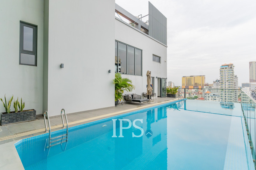 3 Bedroom Serviced Apartment For Rent - BKK1, Phnom Penh