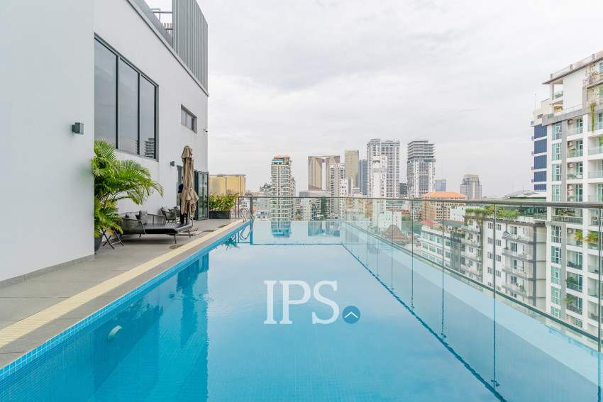 3 Bedroom Serviced Apartment For Rent - BKK1, Phnom Penh