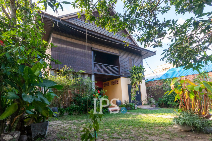 3 Bedroom Wooden House For Rent - Slor Kram, Siem Reap