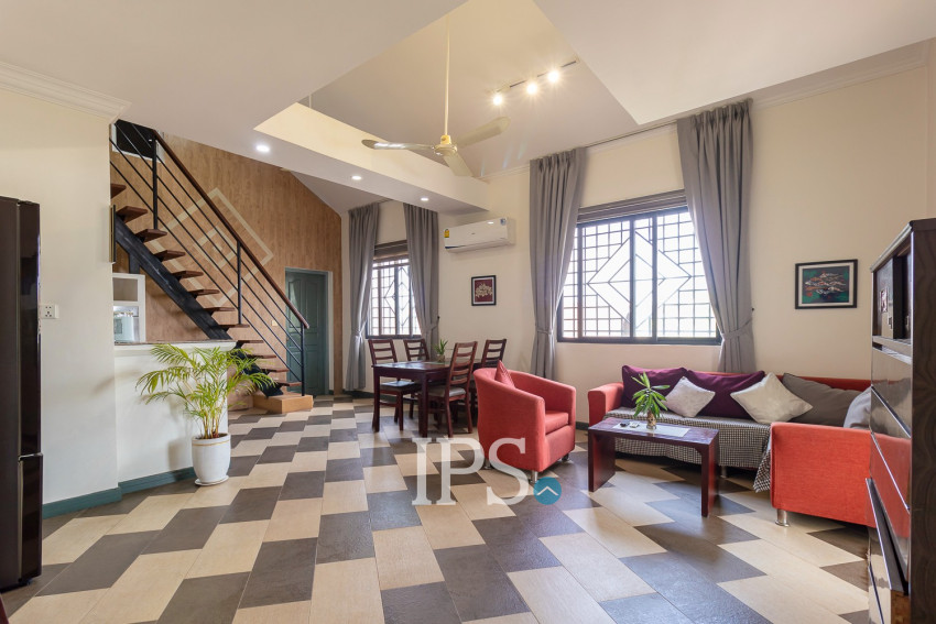 2 Bedroom Loft  Apartment For Rent - Sala Kamreuk, Siem Reap