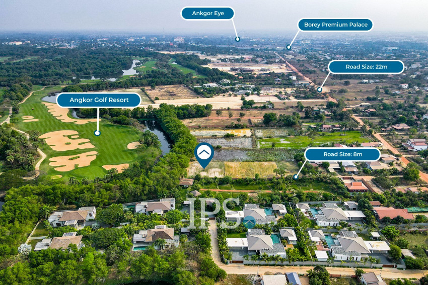 1,456 Sqm Land For Sale - Svay Dangkum, Siem Reap