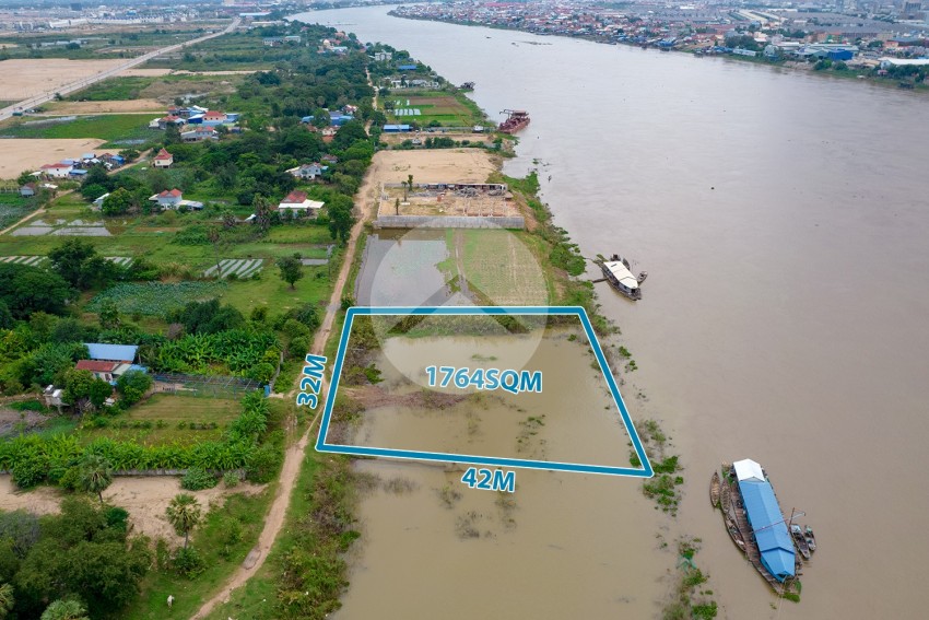 1,764 Sqm Land For Sale - Tonle Sap Riverside, Chroy Changvar, Phnom Penh