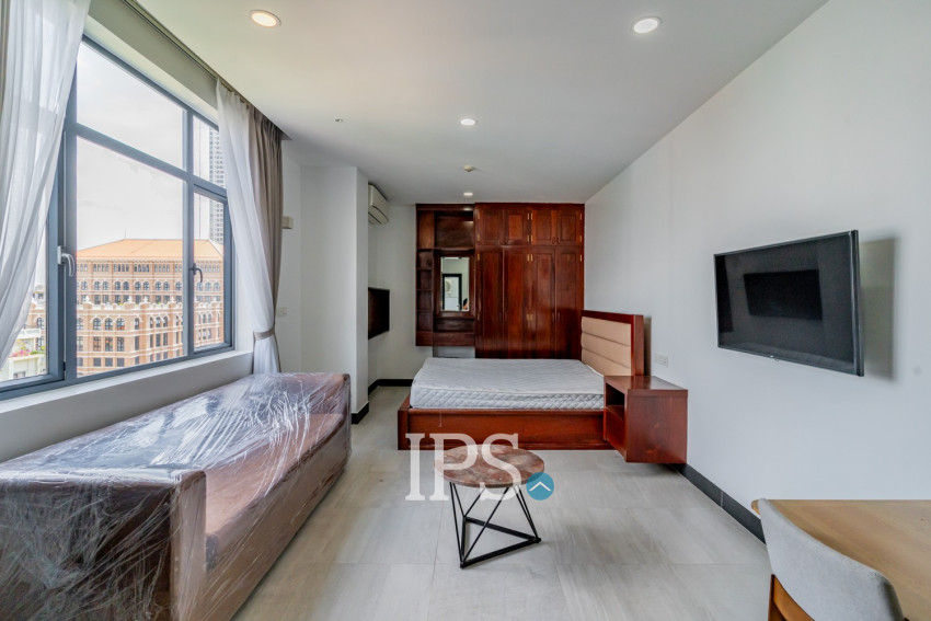 38 Sqm Studio Apartment For Rent - Tonle Bassac, Phnom Penh