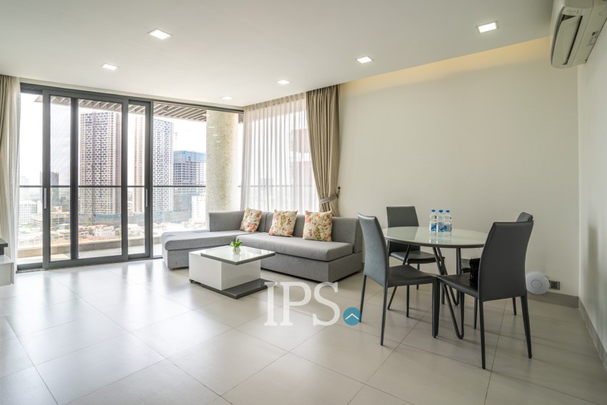 2 Bedroom Serviced Apartment For Rent - Tonle Bassac, Phnom Penh