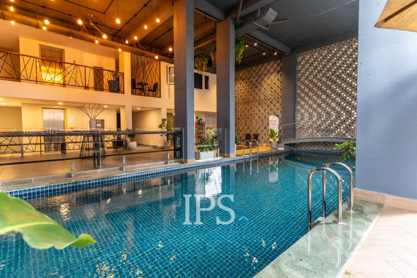 Loft 1 Bedroom Serviced Apartment For Rent - Toul Tum Poung 1, Phnom Penh