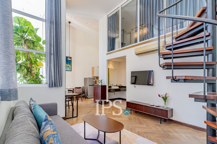 Duplex 2 Bedroom Serviced Apartment For Rent - Toul Tum Poung 1, Phnom Penh