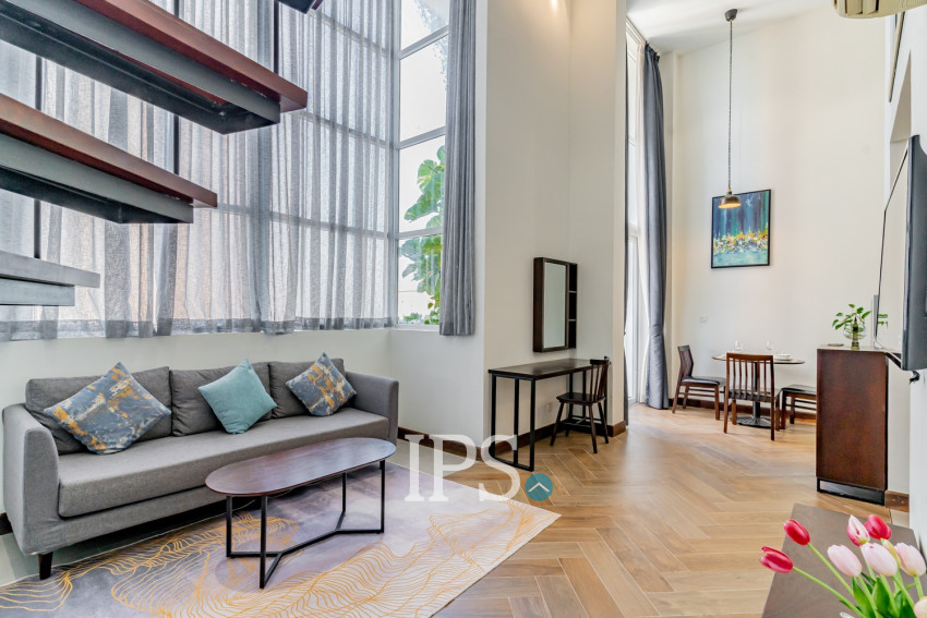 Duplex 2 Bedroom Serviced Apartment For Rent - Toul Tum Poung 1, Phnom Penh