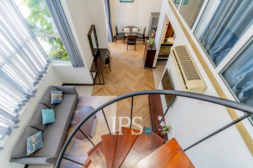 Duplex 2 Bedroom Serviced Apartment For Rent - Toul Tum Poung 1, Phnom Penh