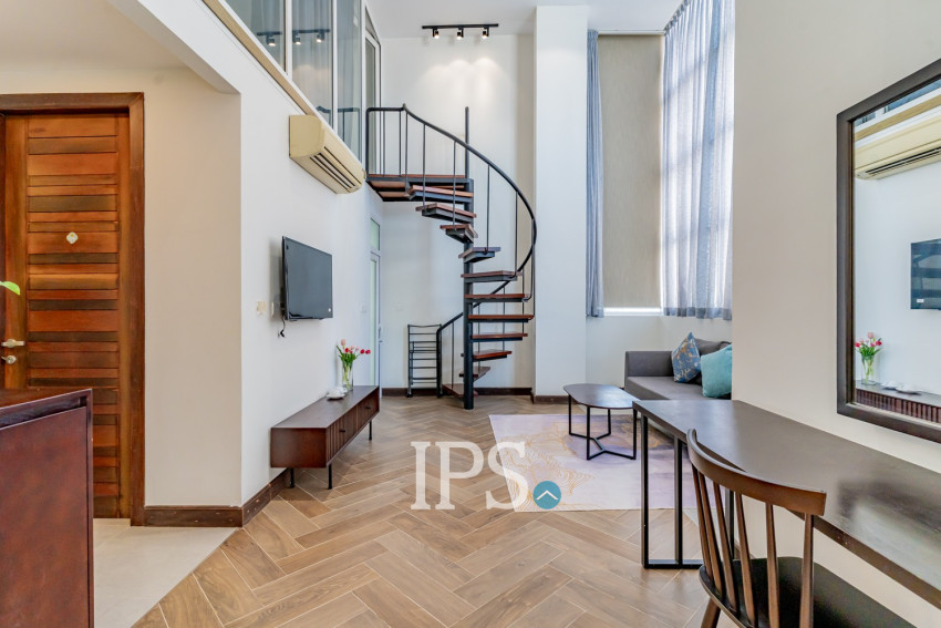 Duplex 2 Bedroom Serviced Apartment For Rent - Toul Tum Poung 1, Phnom Penh