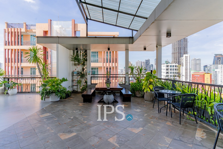 Duplex 2 Bedroom Serviced Apartment For Rent - Toul Tum Poung 1, Phnom Penh