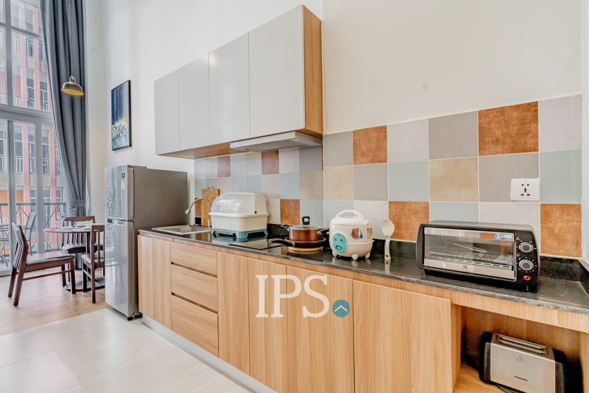 Duplex 2 Bedroom Serviced Apartment For Rent - Toul Tum Poung 1, Phnom Penh