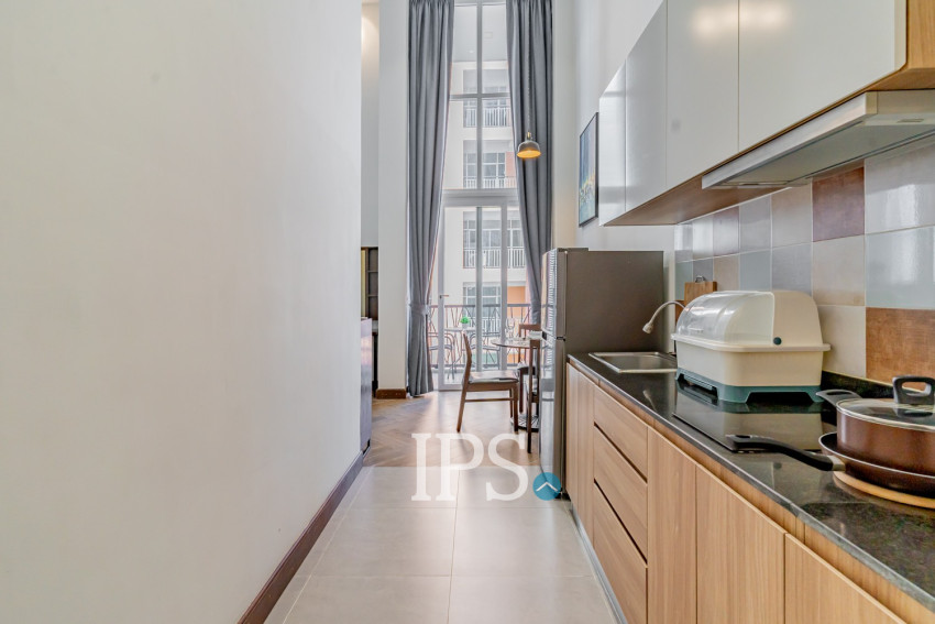 Duplex 2 Bedroom Serviced Apartment For Rent - Toul Tum Poung 1, Phnom Penh