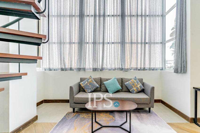 Duplex 2 Bedroom Serviced Apartment For Rent - Toul Tum Poung 1, Phnom Penh