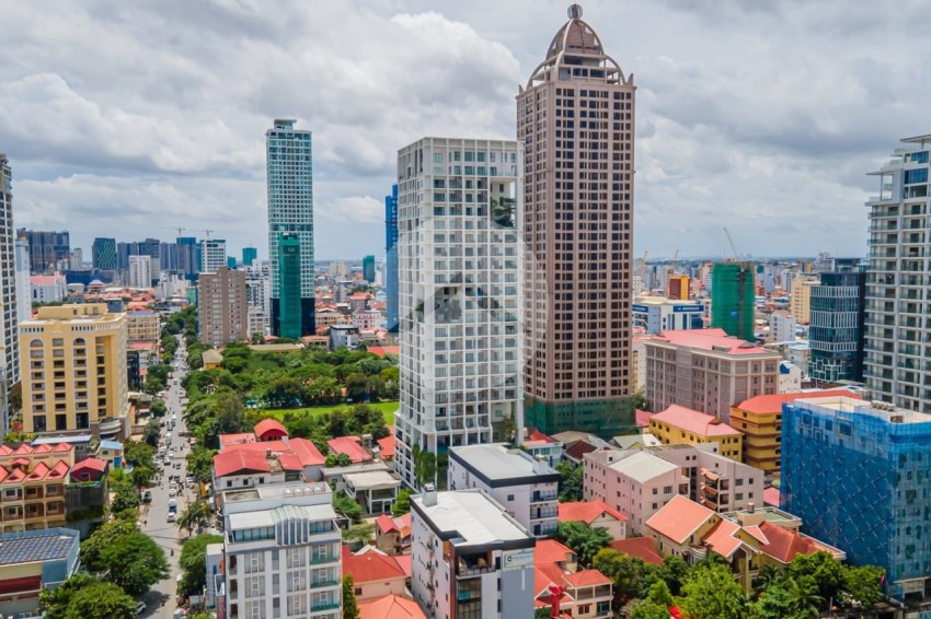 10th Floor 2 Bedroom Condo For Sale - Embassy Central, BKK 1, Phnom Penh