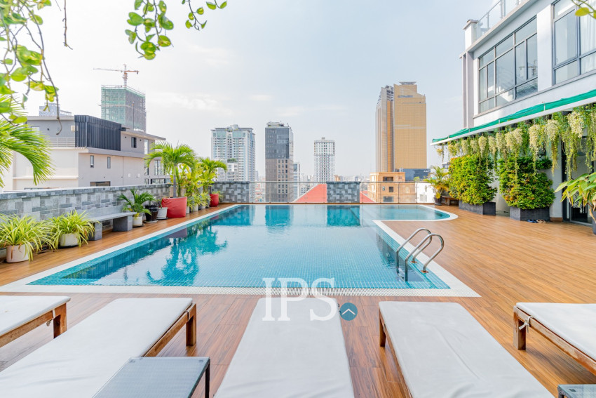 1 Bedroom Serviced Apartment For Rent - BKK1, Phnom Penh