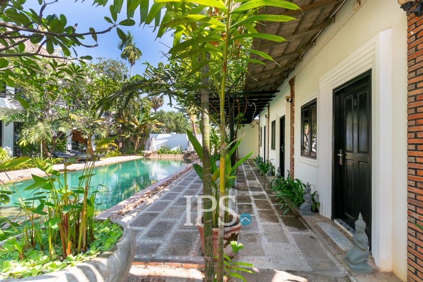 11 Bedroom Boutique Hotel For Rent - Svay Dangkum, Siem Reap