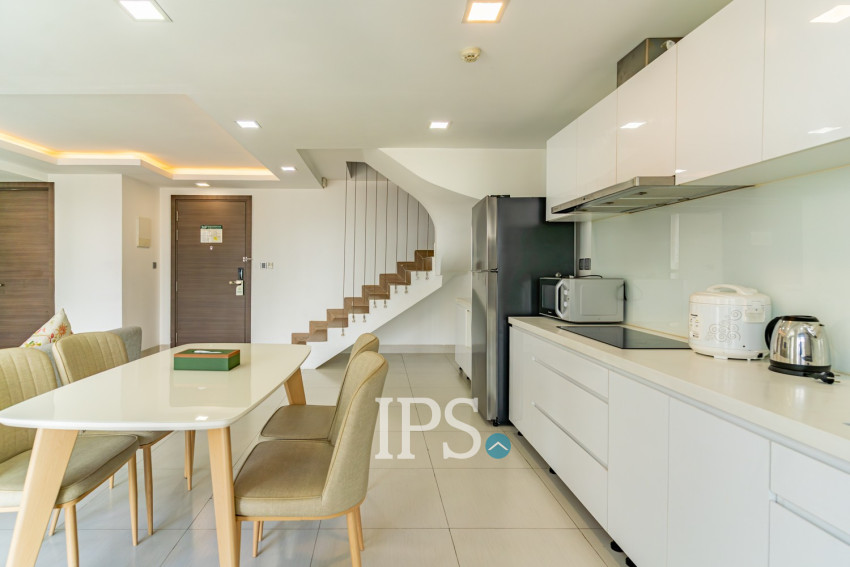 Duplex 3 Bedroom Penthouse For Rent - Tonle Bassac, Phnom Penh