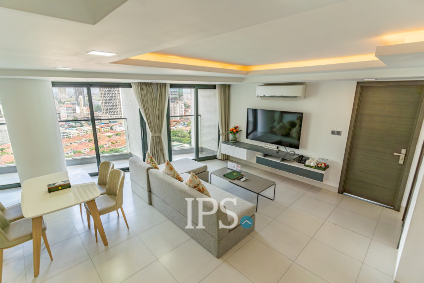 Duplex 3 Bedroom Penthouse For Rent - Tonle Bassac, Phnom Penh