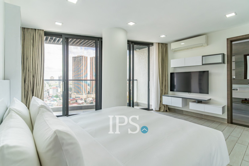 Duplex 3 Bedroom Penthouse For Rent - Tonle Bassac, Phnom Penh