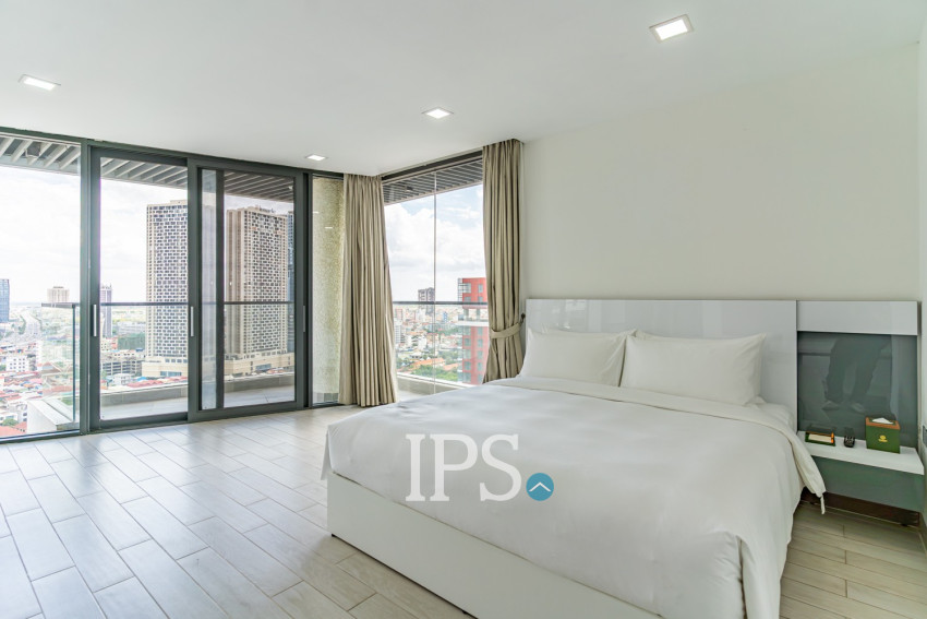 Duplex 3 Bedroom Penthouse For Rent - Tonle Bassac, Phnom Penh