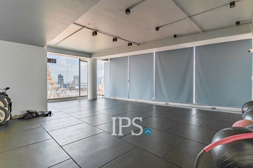 Duplex 3 Bedroom Penthouse For Rent - Tonle Bassac, Phnom Penh