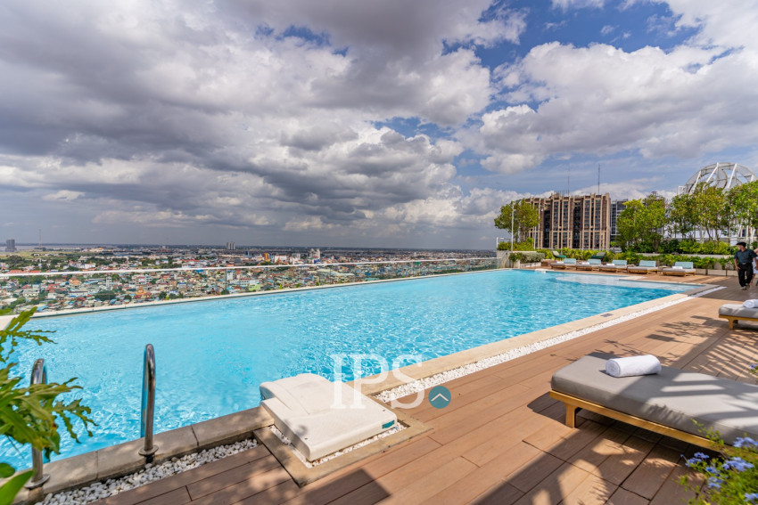 Duplex 3 Bedroom Penthouse For Rent - Tonle Bassac, Phnom Penh