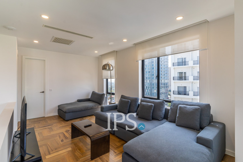 Duplex 3 Bedroom Serviced Apartment For Rent - Tonle Bassac, Phnom Penh