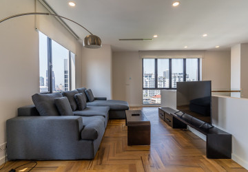 Duplex 3 Bedroom Serviced Apartment For Rent - Tonle Bassac, Phnom Penh thumbnail