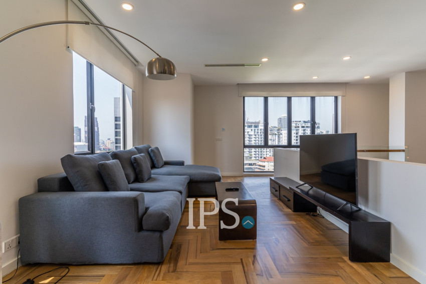 Duplex 3 Bedroom Serviced Apartment For Rent - Tonle Bassac, Phnom Penh