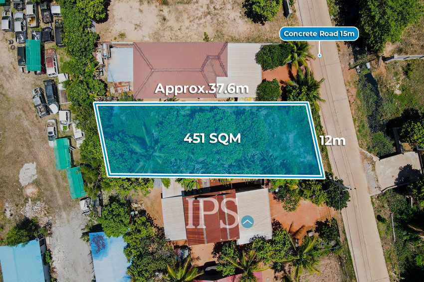 451 Sqm Land  For Sale - Sala Kamreuk, Siem Reap