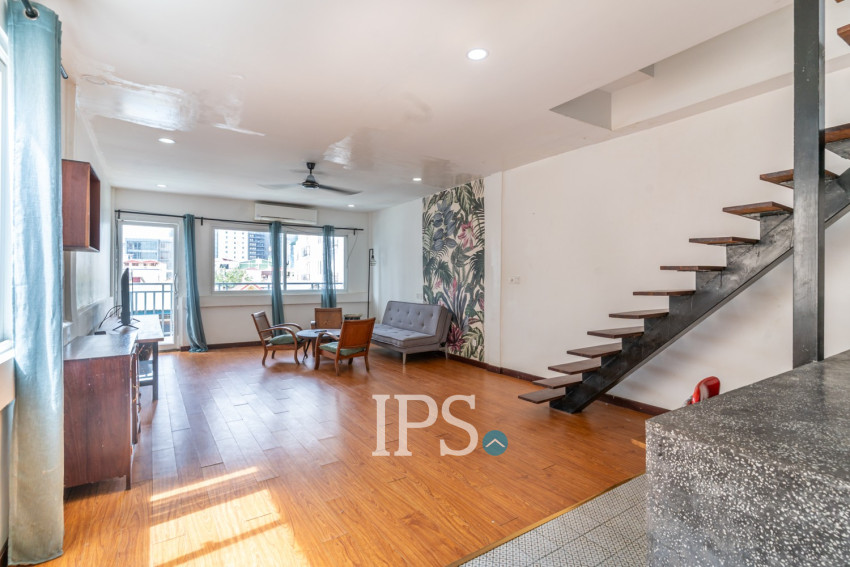 Renovated 2 Bedroom Apartment For Rent - Beoung Raing, Phnom Penh