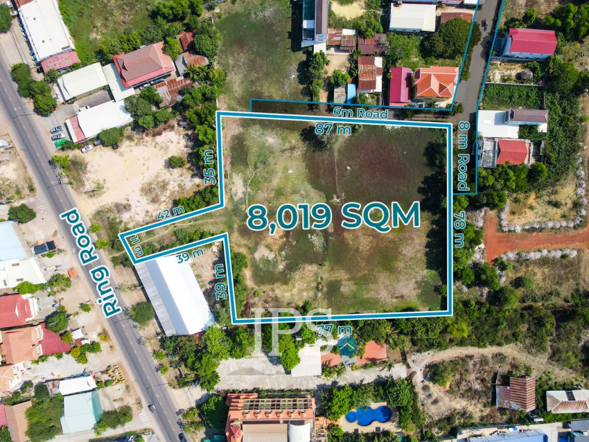 8019 Sqm Land  For Sale - Svay Dangkum, Siem Reap