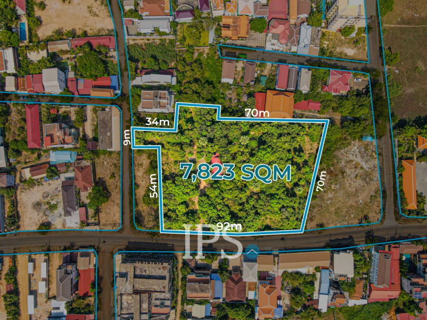 7,823 Sqm Commercial Land For Sale - Svay Dangkum, Siem Reap